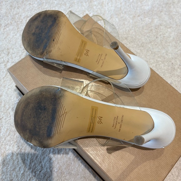 Something Navy Clear Heels - Size 8 - Picture 6 of 9